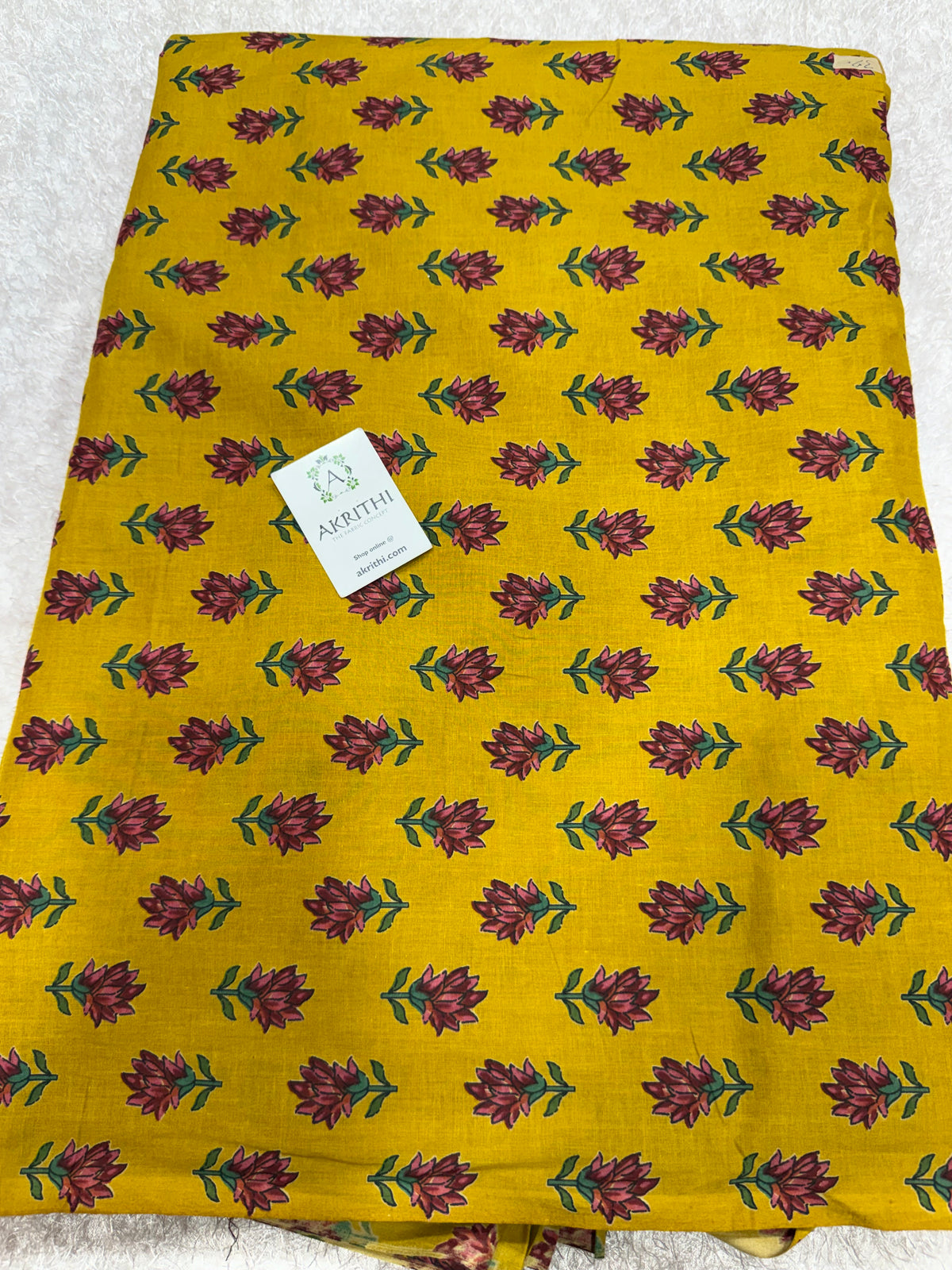 Printed pure cotton fabric