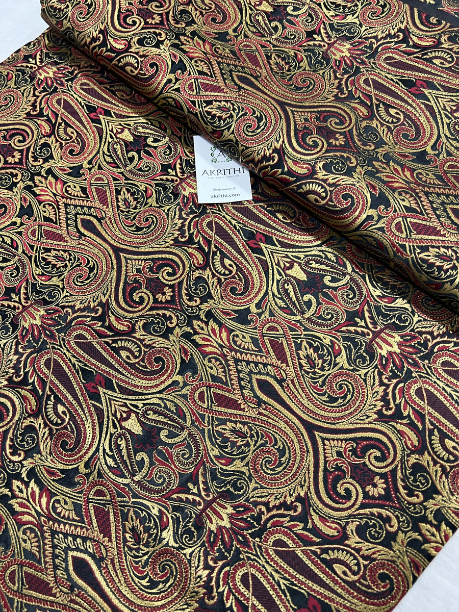 Pure Banarasi brocade fabric