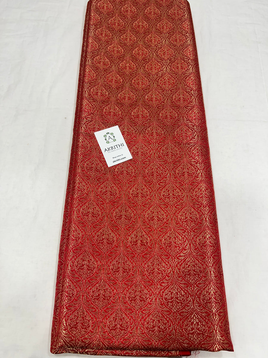 Pure Banarasi brocade fabric