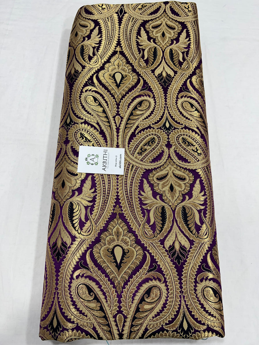 Pure Banarasi brocade fabric