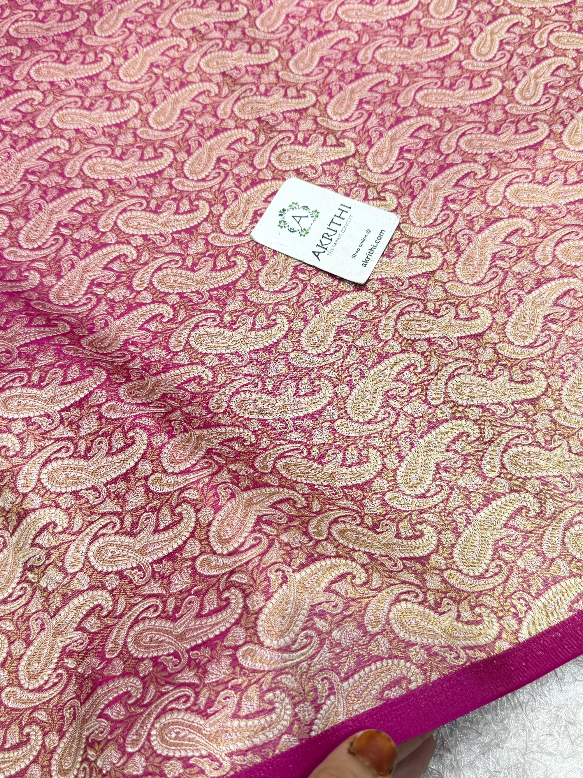 Pure Banarasi brocade fabric