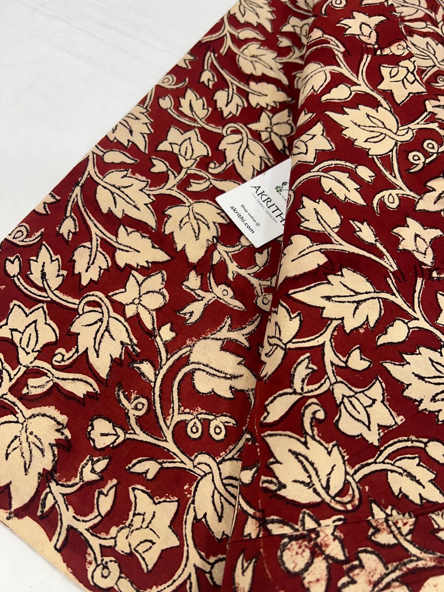 Hand block Printed pure cotton fabric