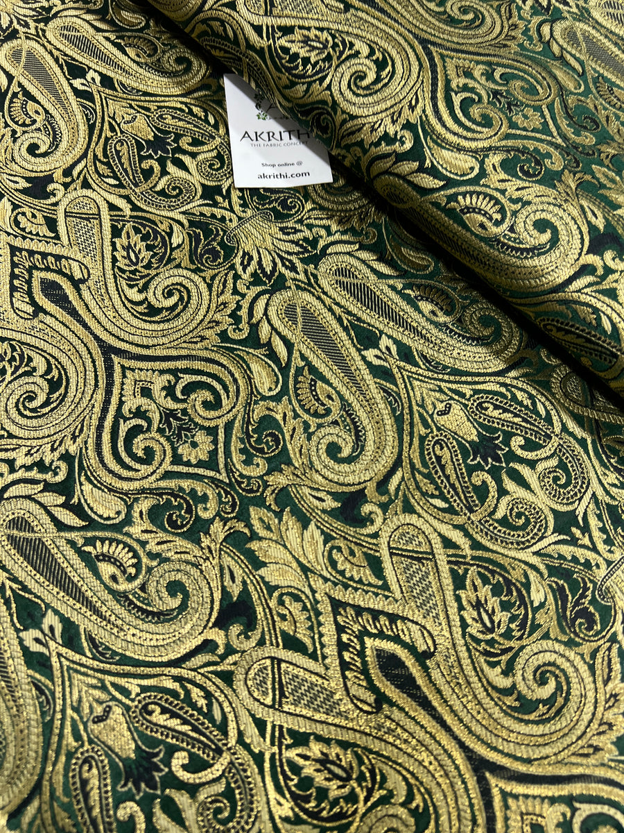 Pure Banarasi brocade fabric