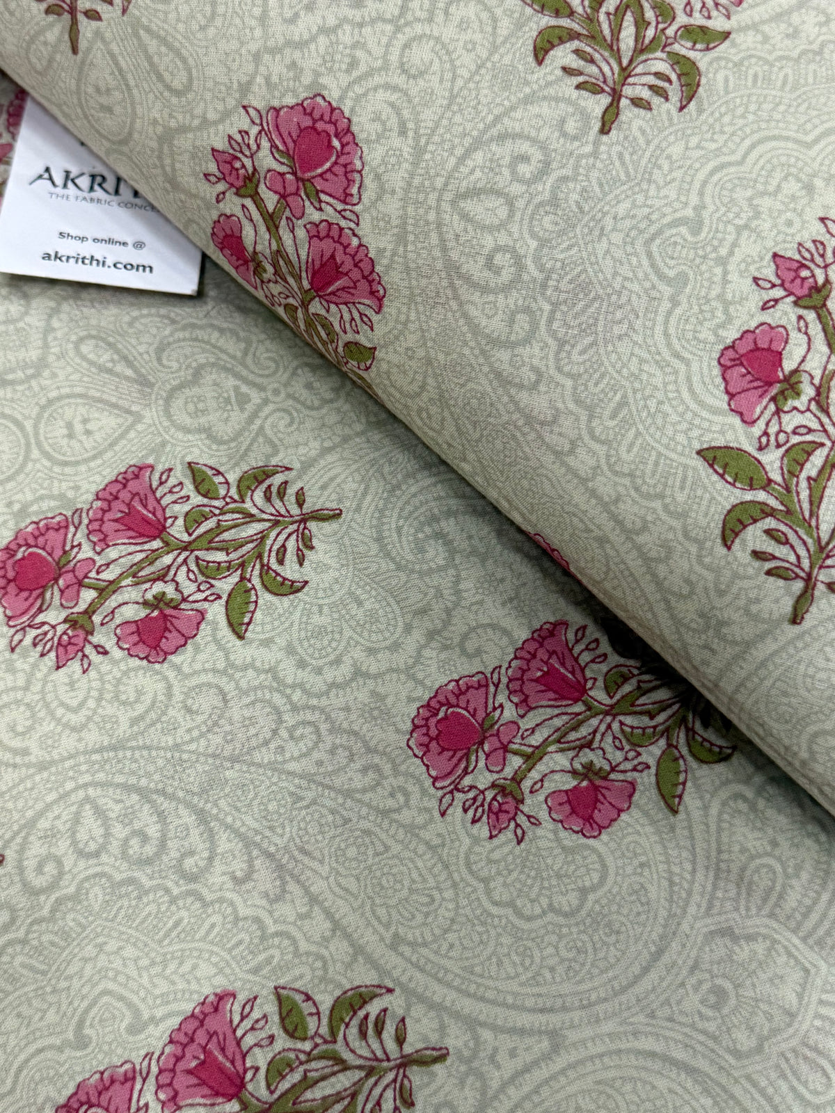 Printed pure cotton fabric