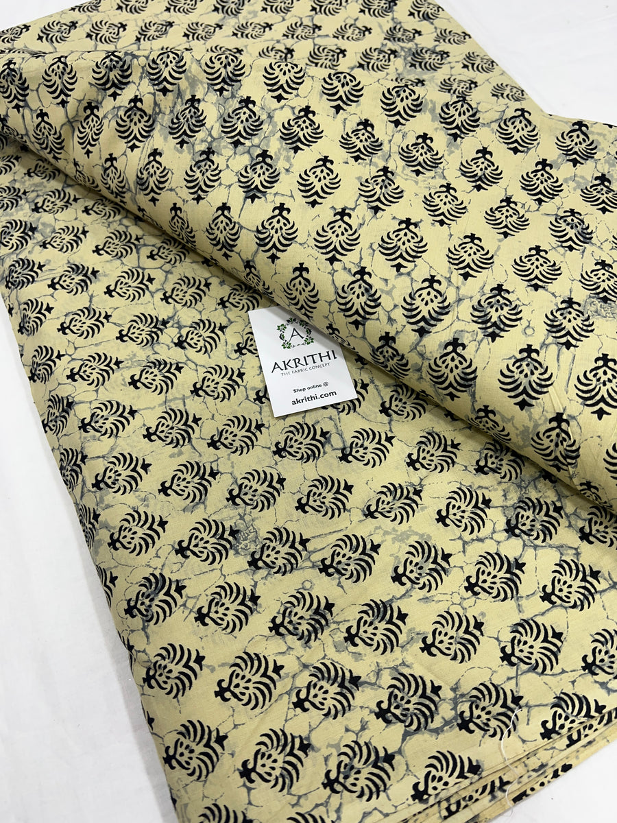 Printed pure cotton fabric