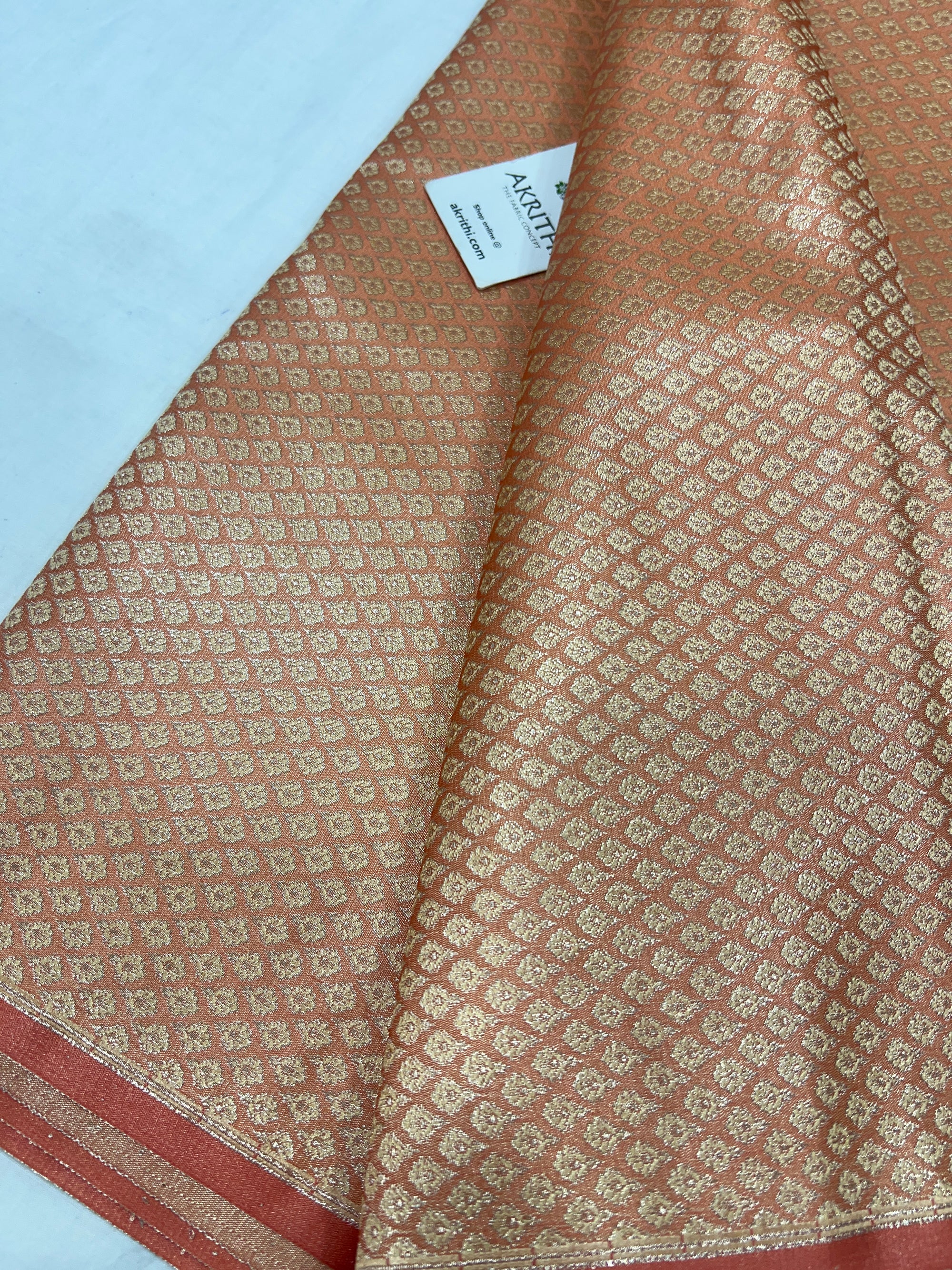 Pure Banarasi brocade fabric