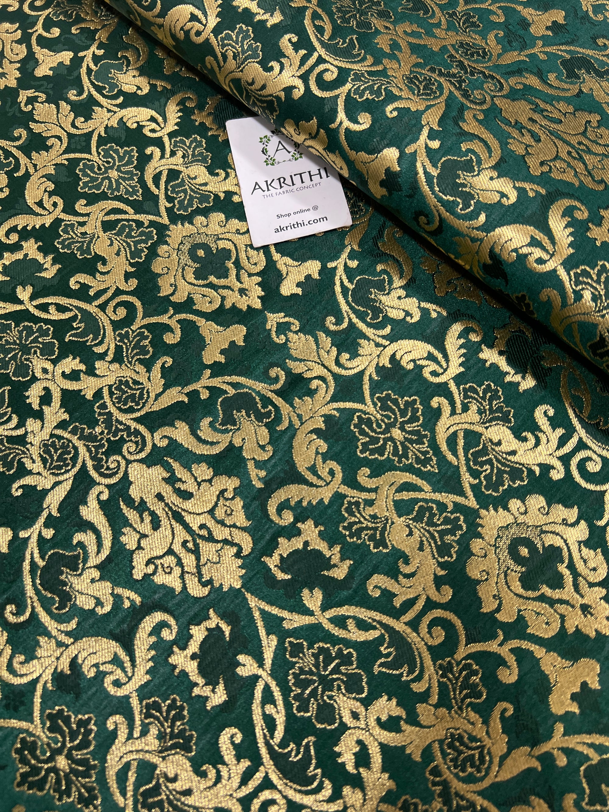 Pure Banarasi brocade fabric