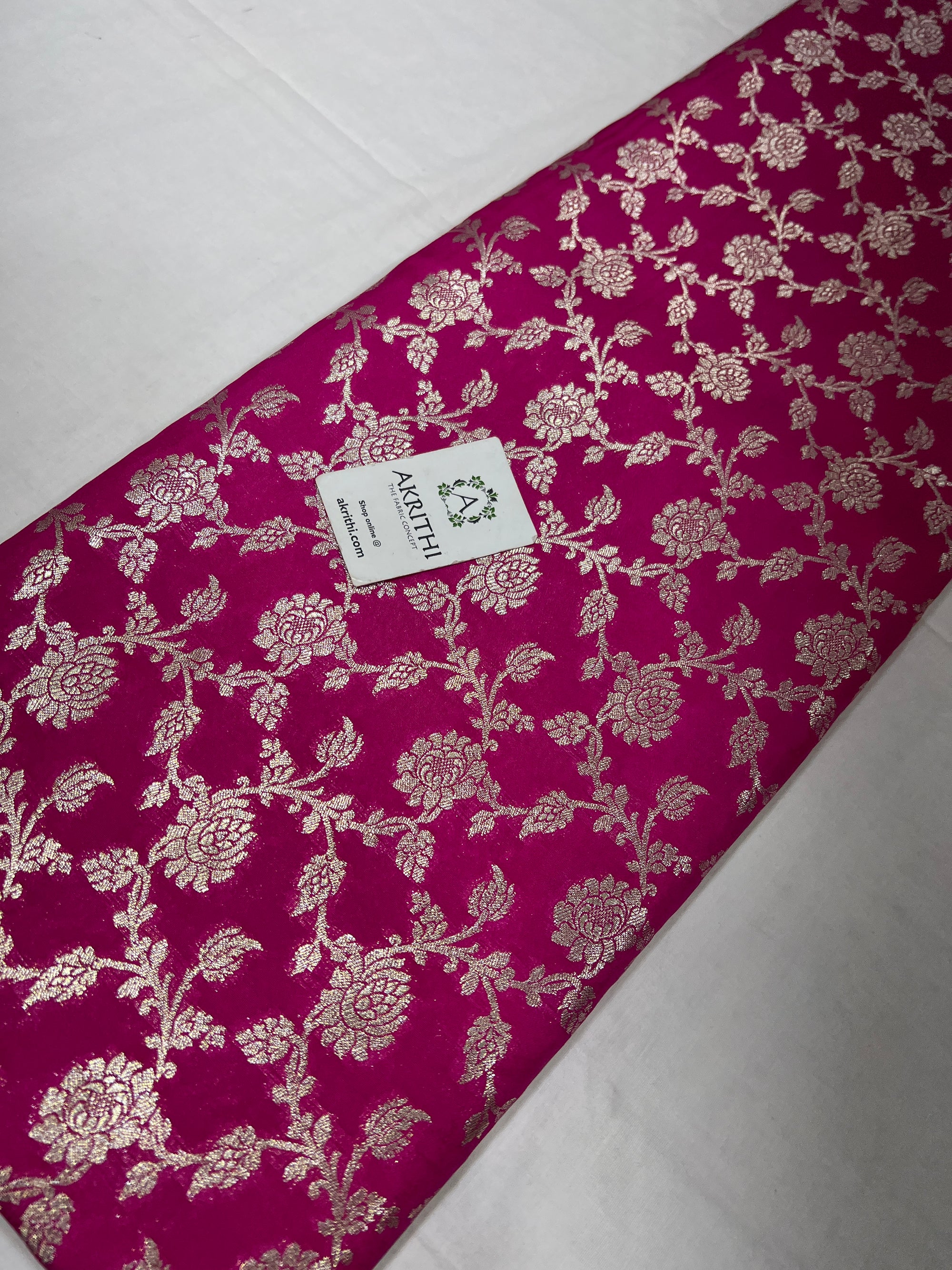 Pure Banarasi brocade fabric