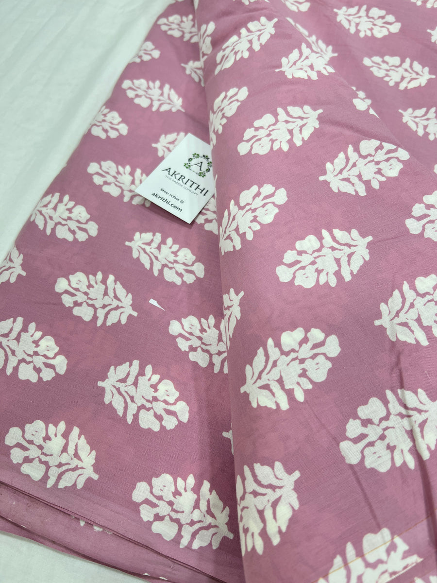 Printed pure cotton fabric