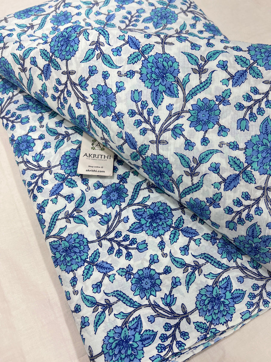 Printed pure cotton fabric