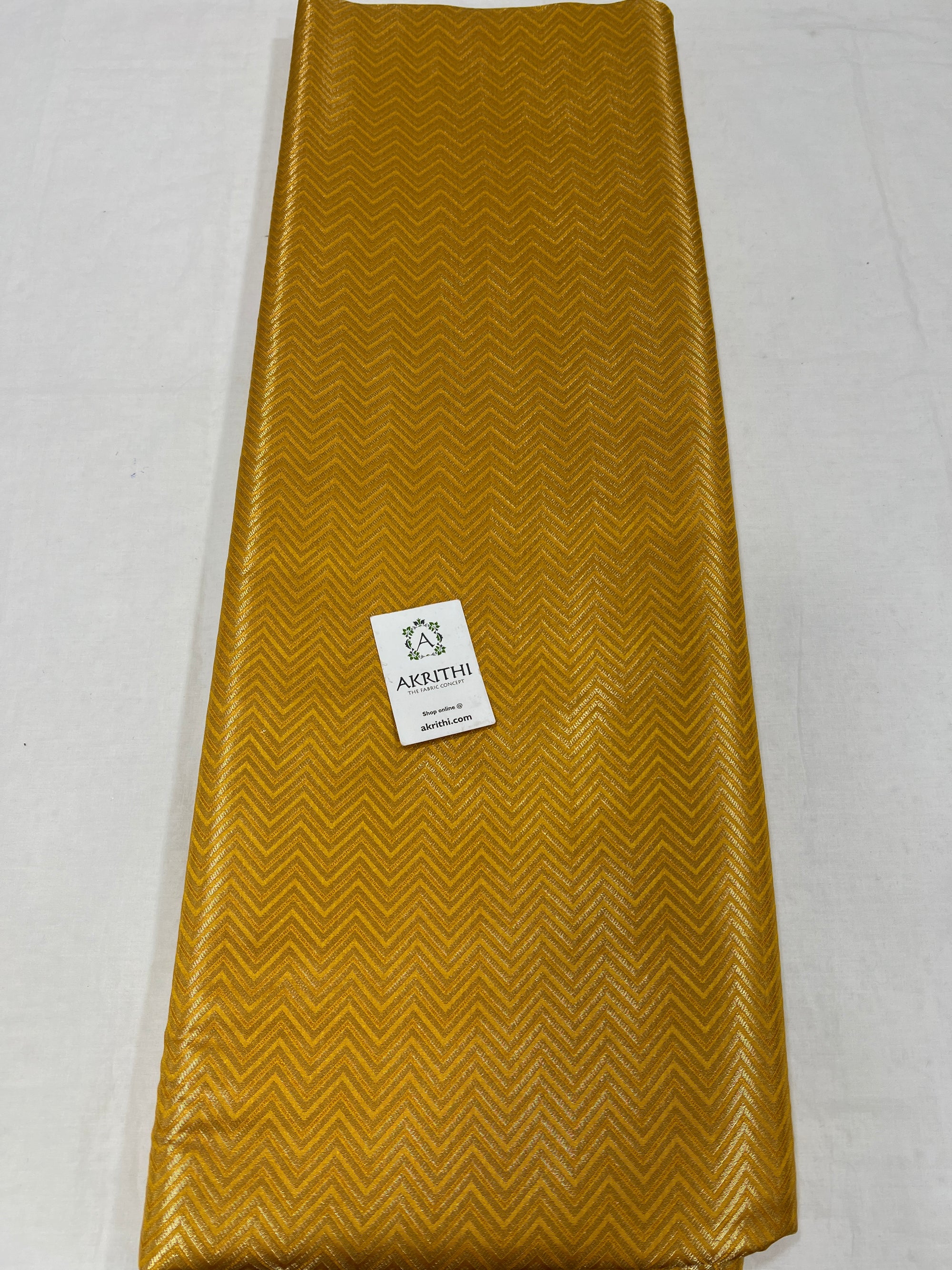 Pure Banarasi brocade fabric 30 cms cut