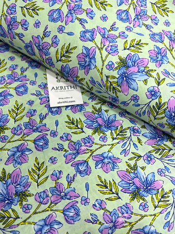 Printed pure cotton fabric