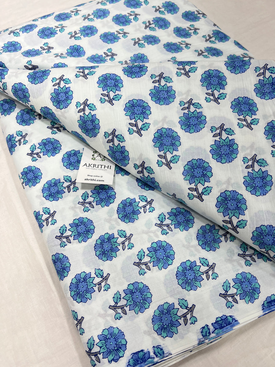 Printed pure cotton fabric