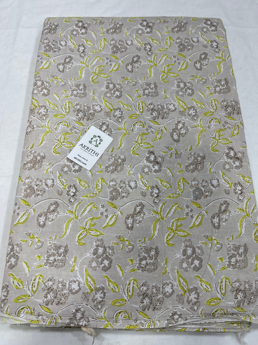 Printed pure cotton fabric