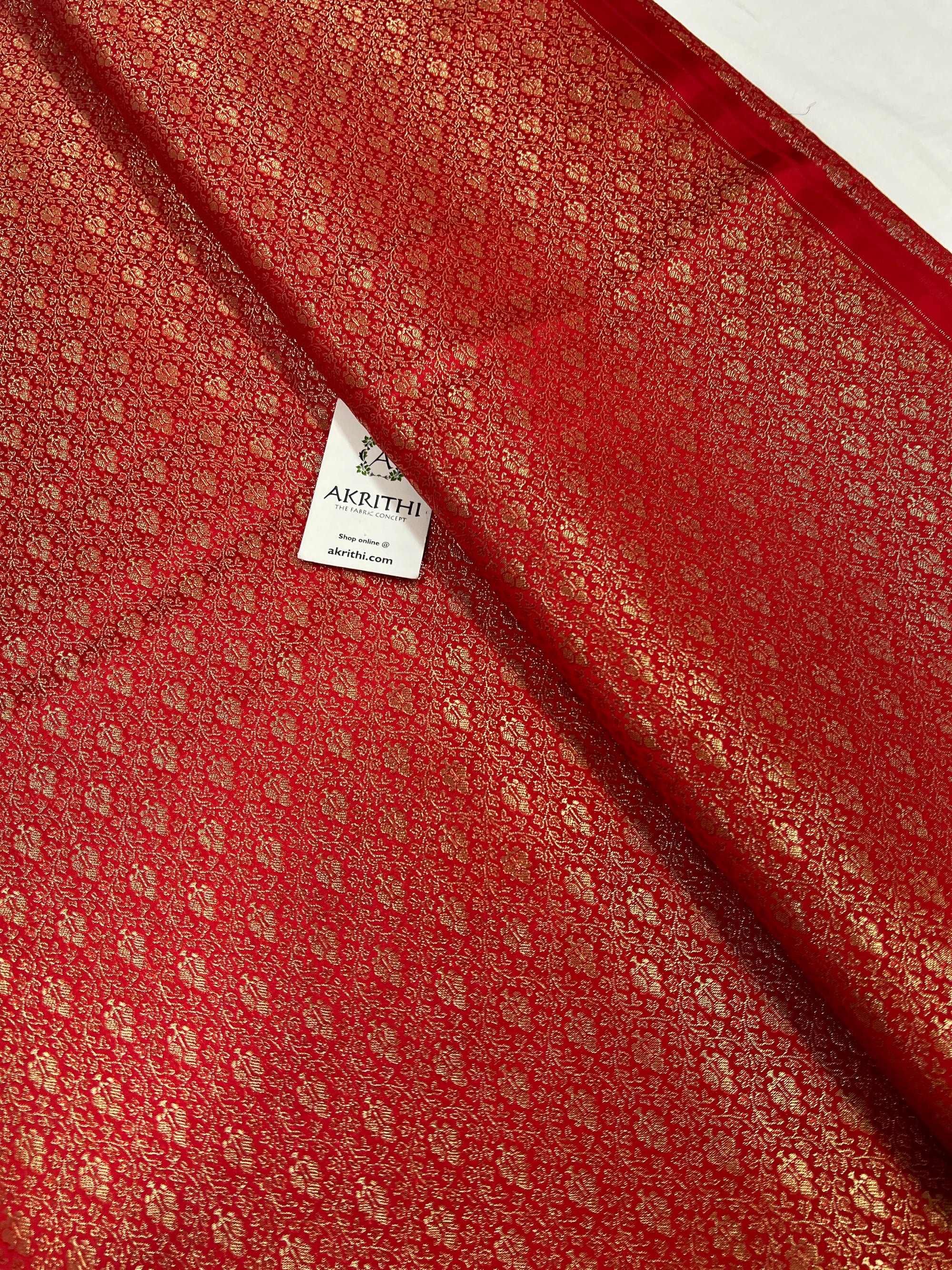 Pure Banarasi brocade fabric