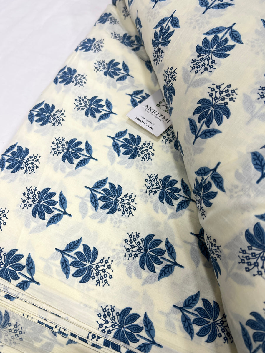 Printed pure cotton fabric