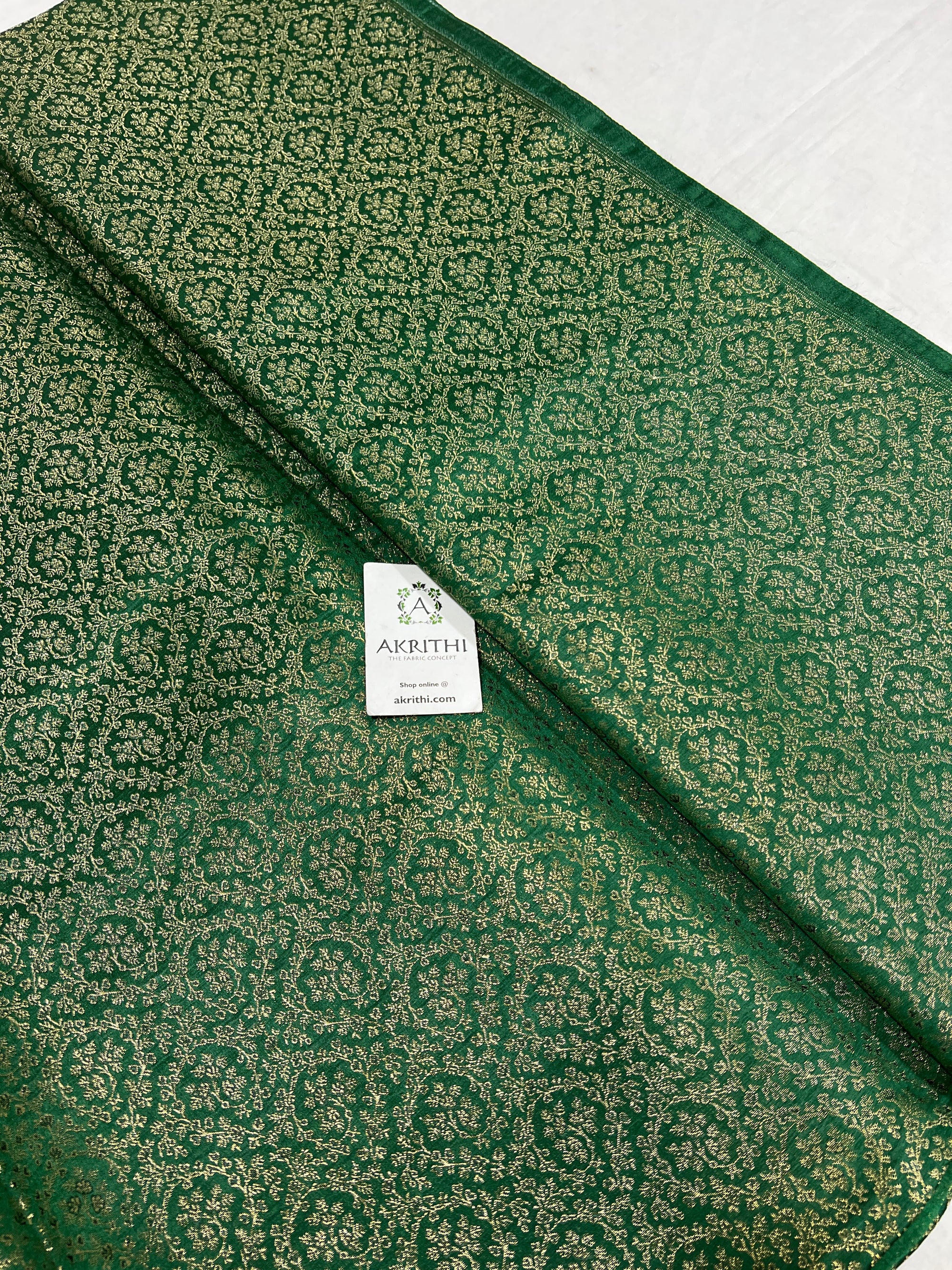 Pure Banarasi brocade fabric