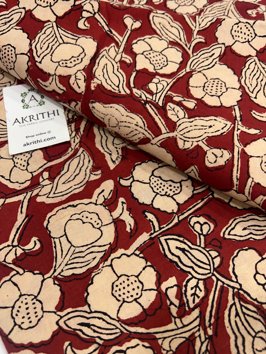 Hand block Printed pure cotton fabric