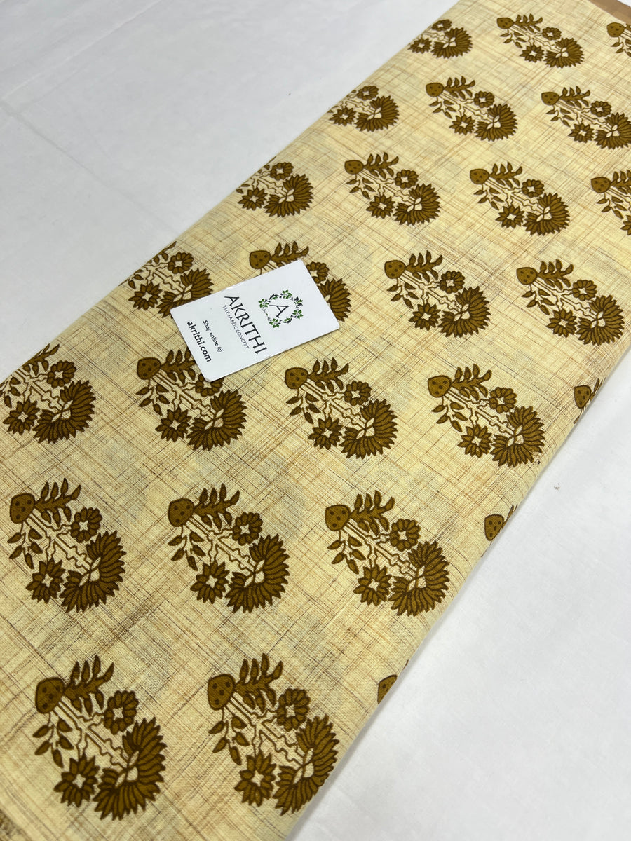 Printed pure cotton fabric