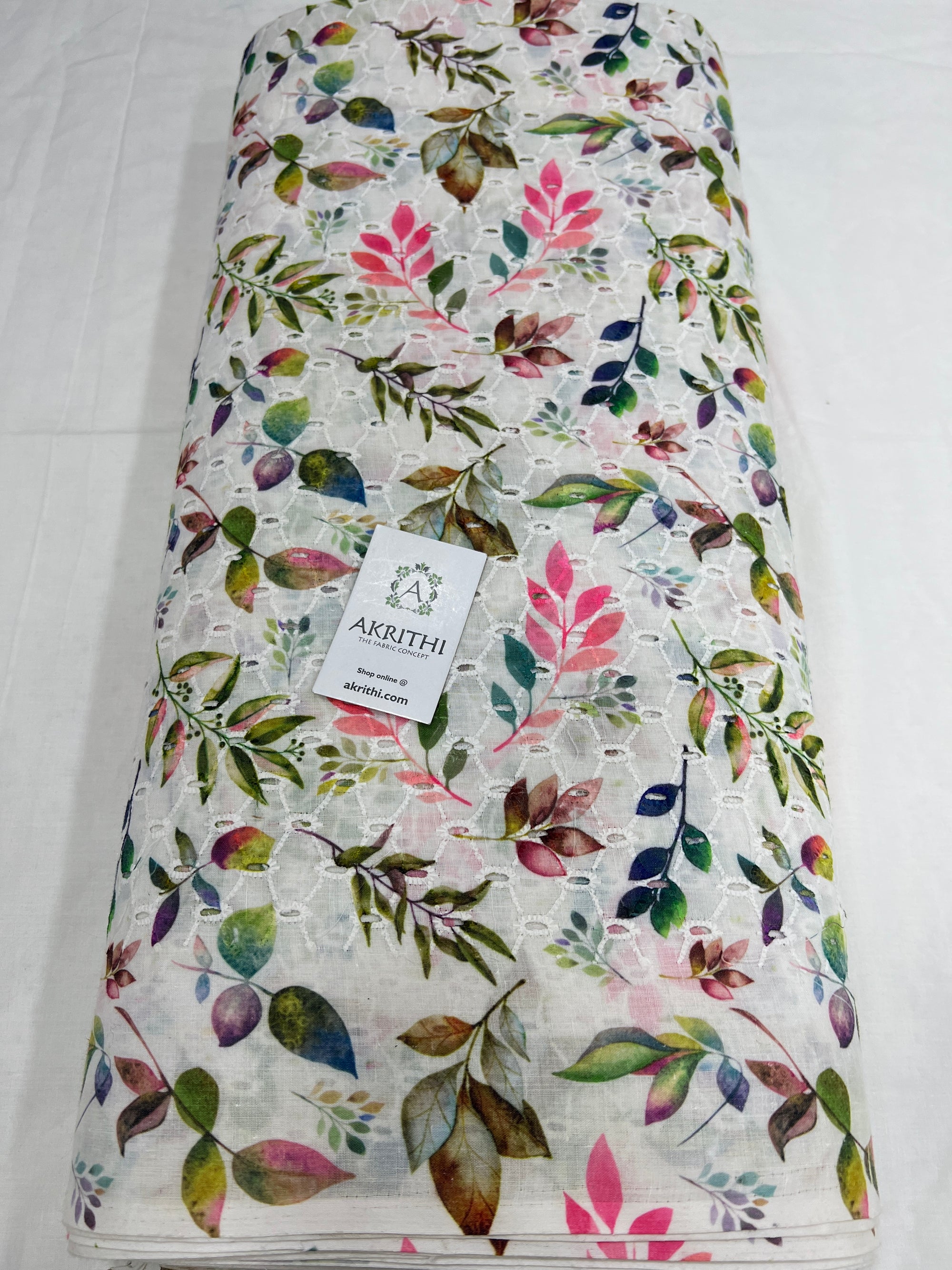 Printed Hakoba cotton fabric