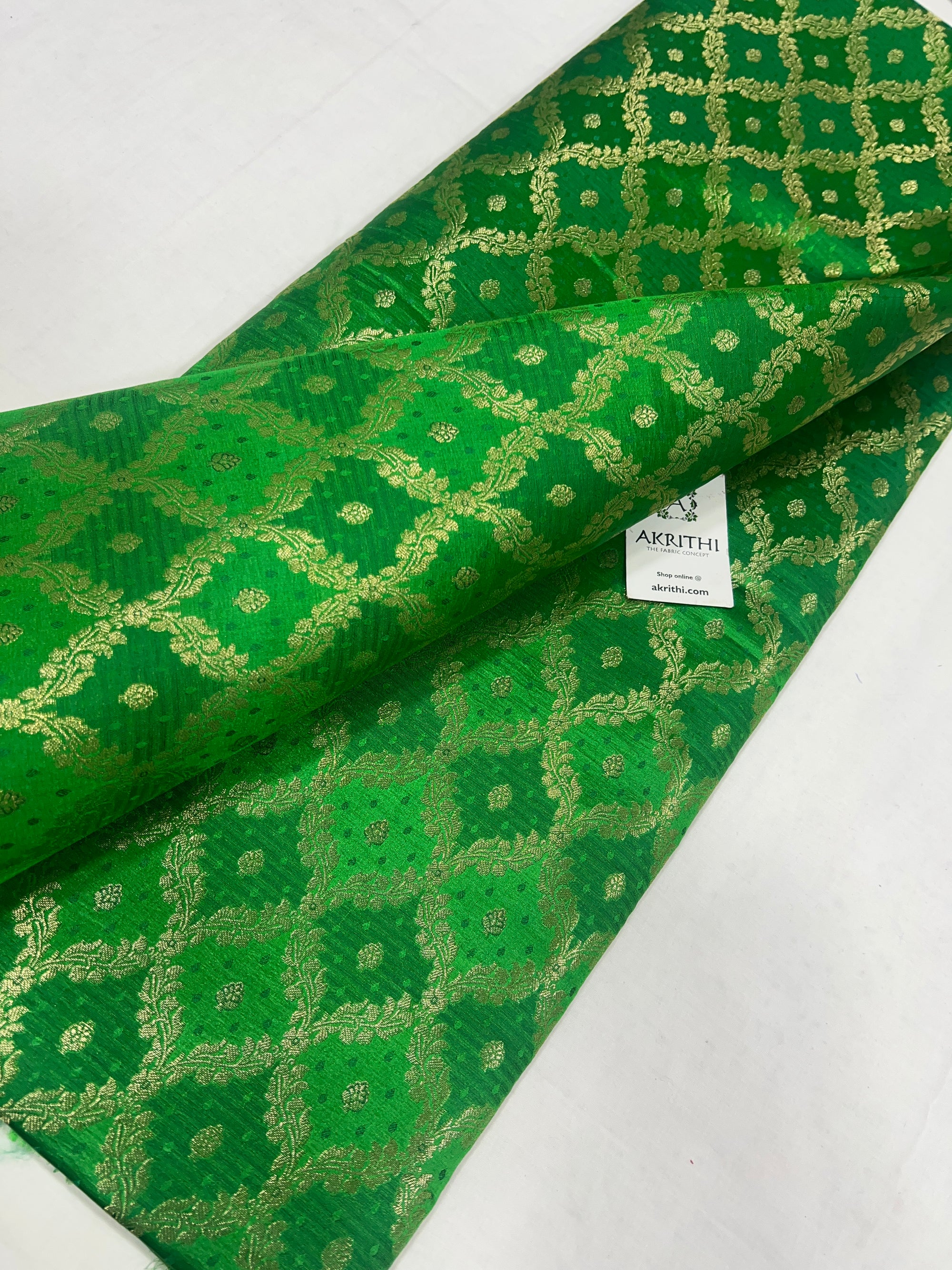 Pure Banarasi brocade fabric