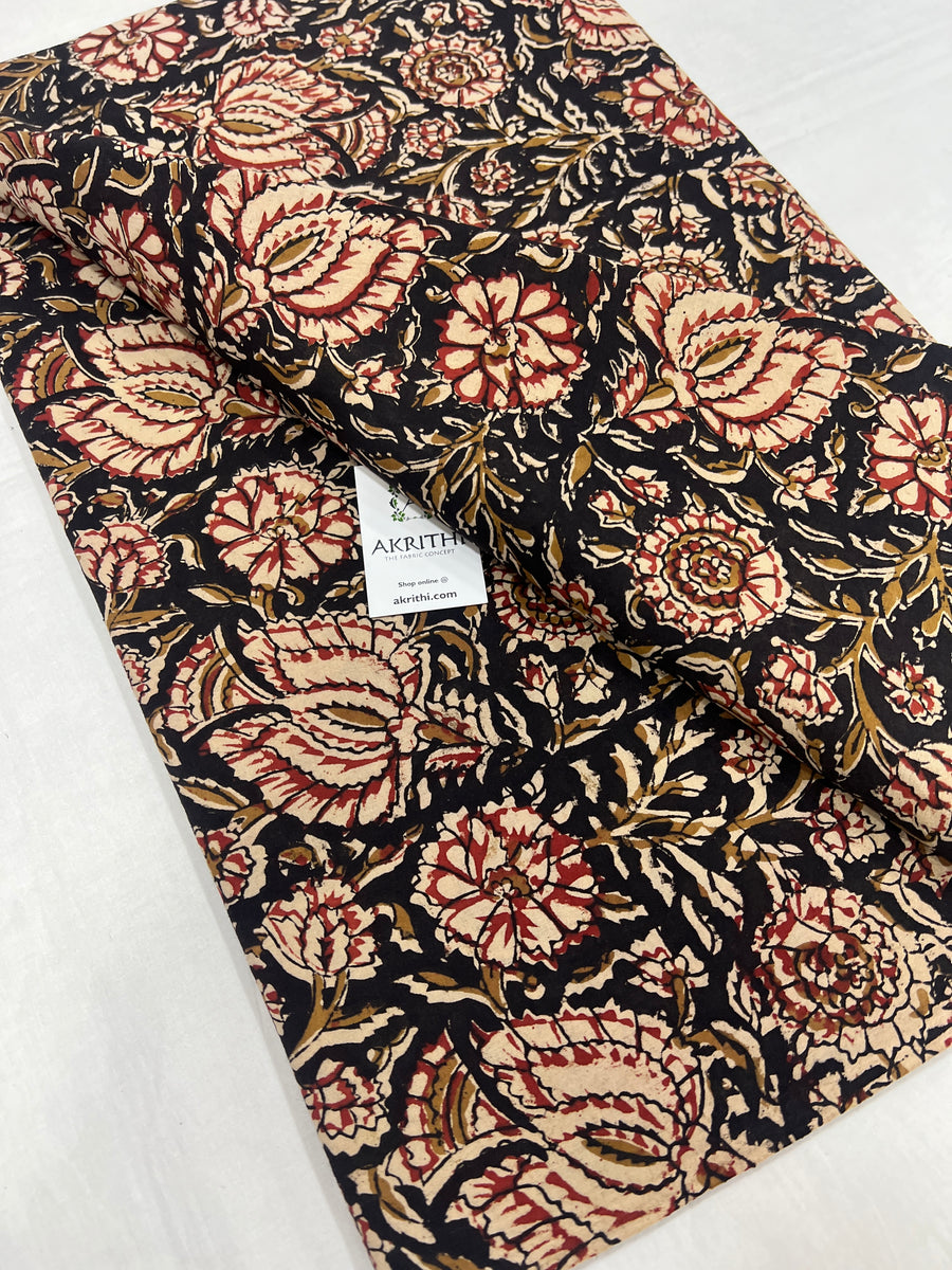 Hand block Printed pure cotton fabric