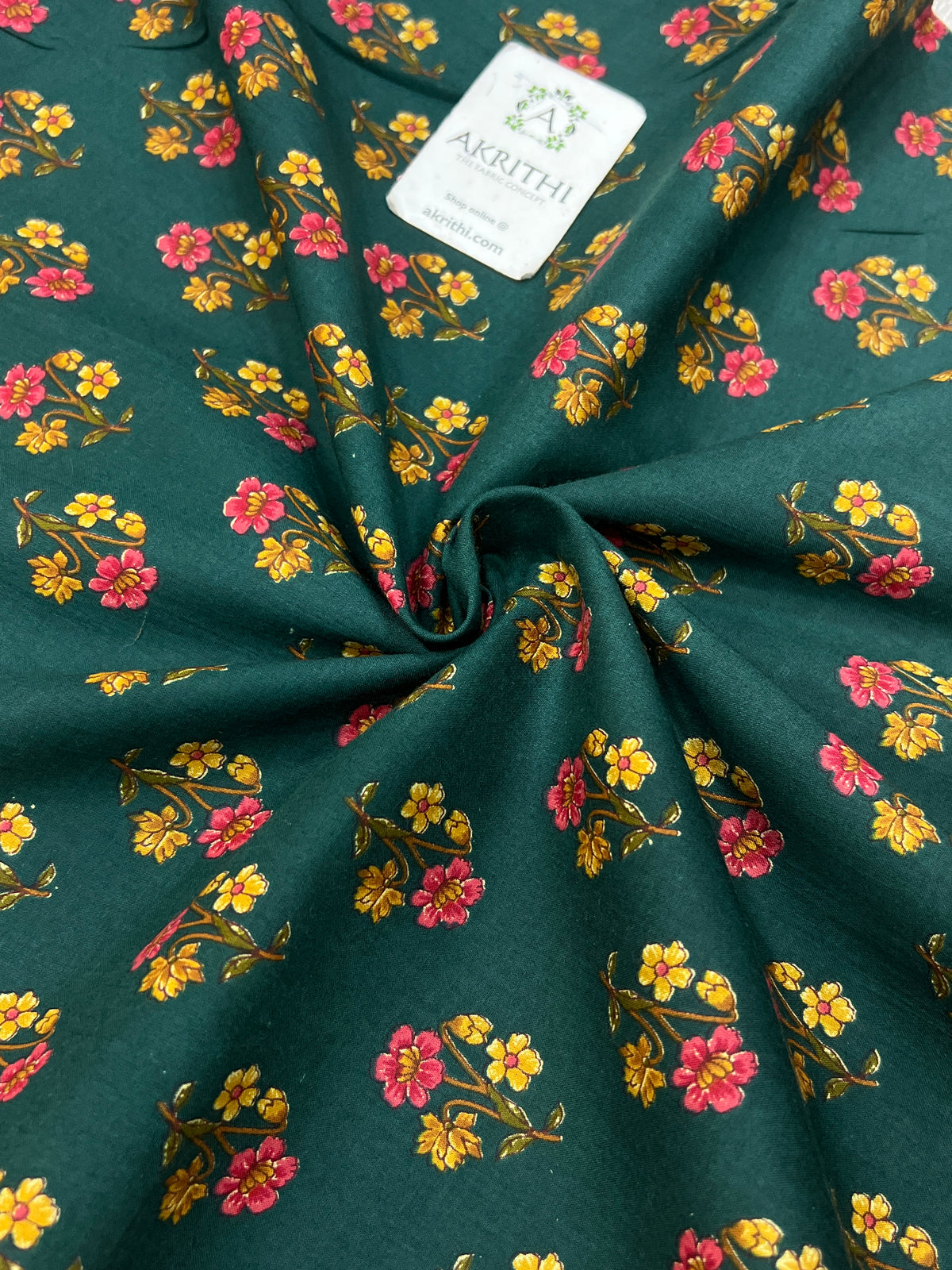 Printed pure cotton fabric