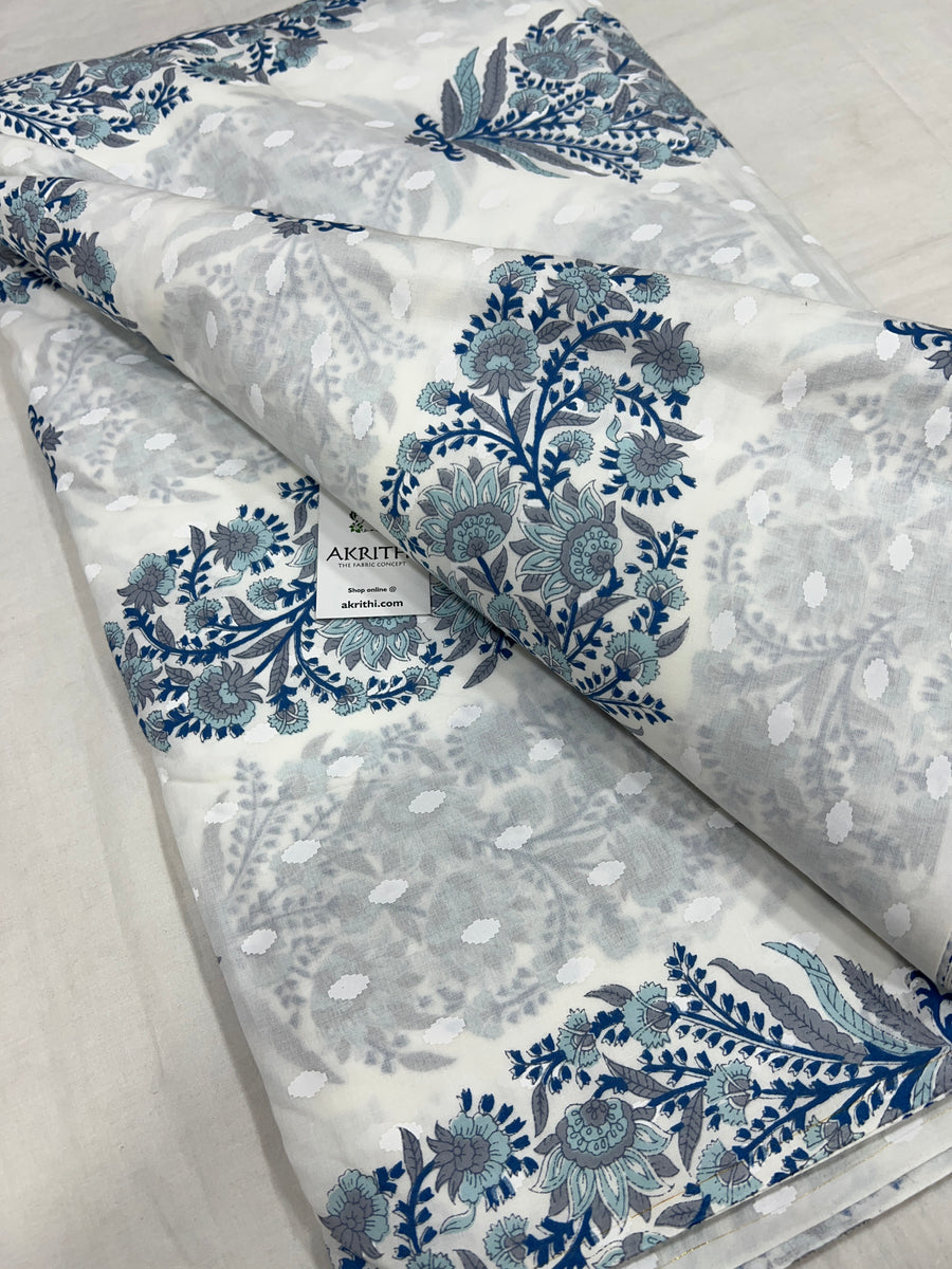 Printed pure cotton fabric