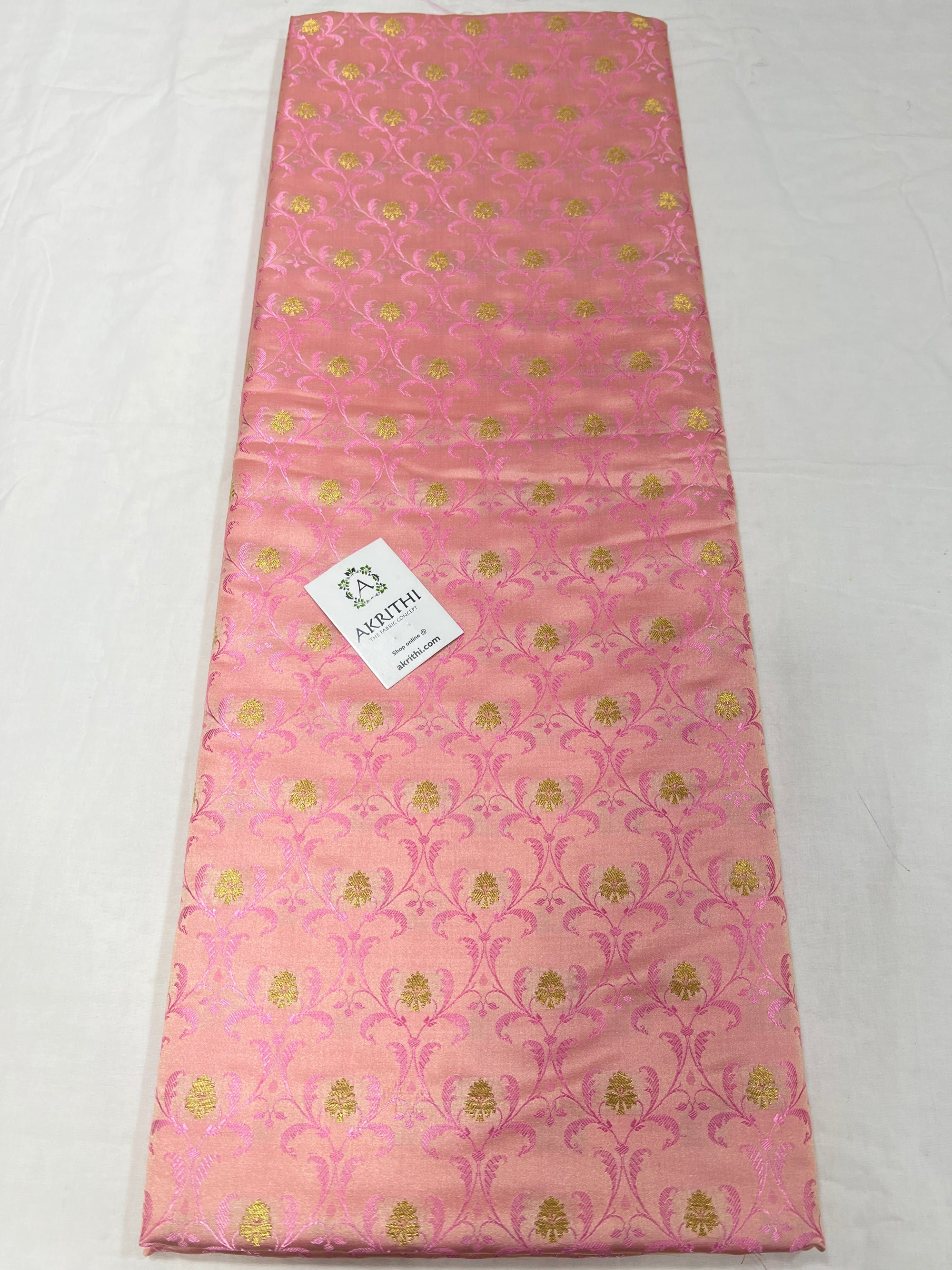 Pure Banarasi brocade fabric