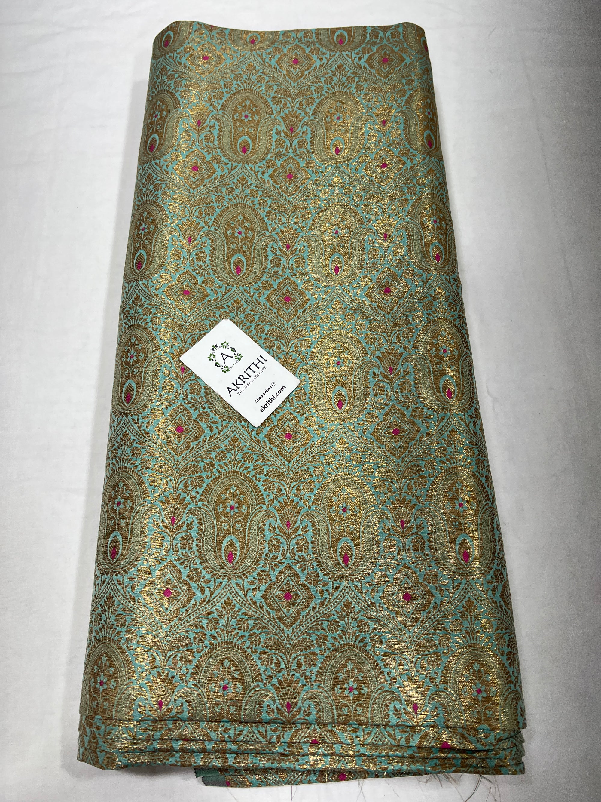 Pure Banarasi brocade fabric