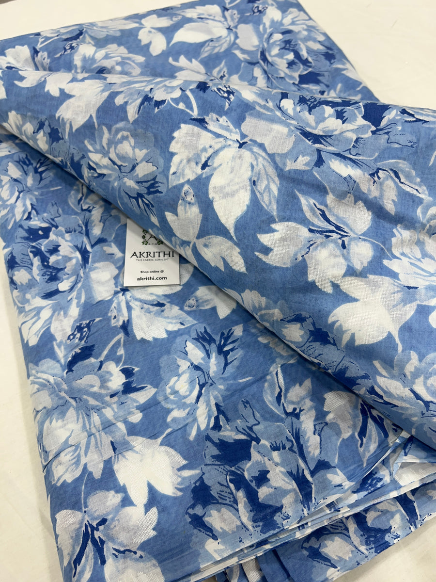 Printed pure cotton fabric