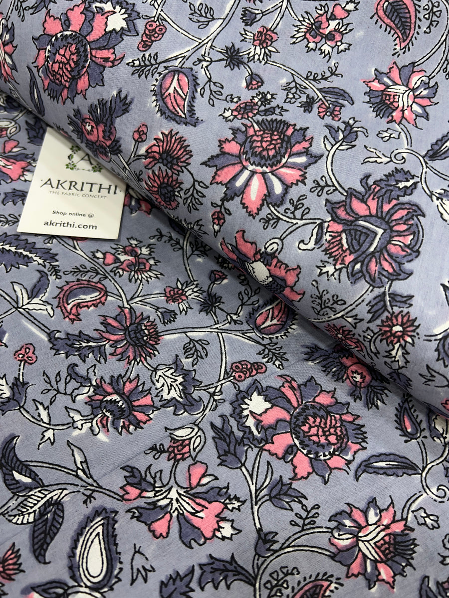 Printed pure cotton fabric