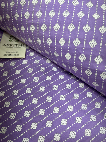 Printed pure cotton fabric