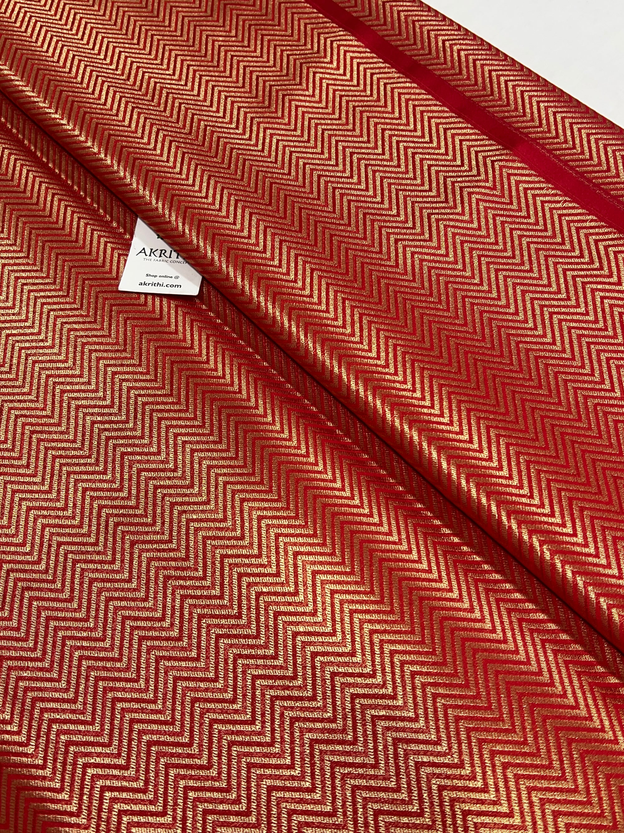 Pure Banarasi brocade fabric