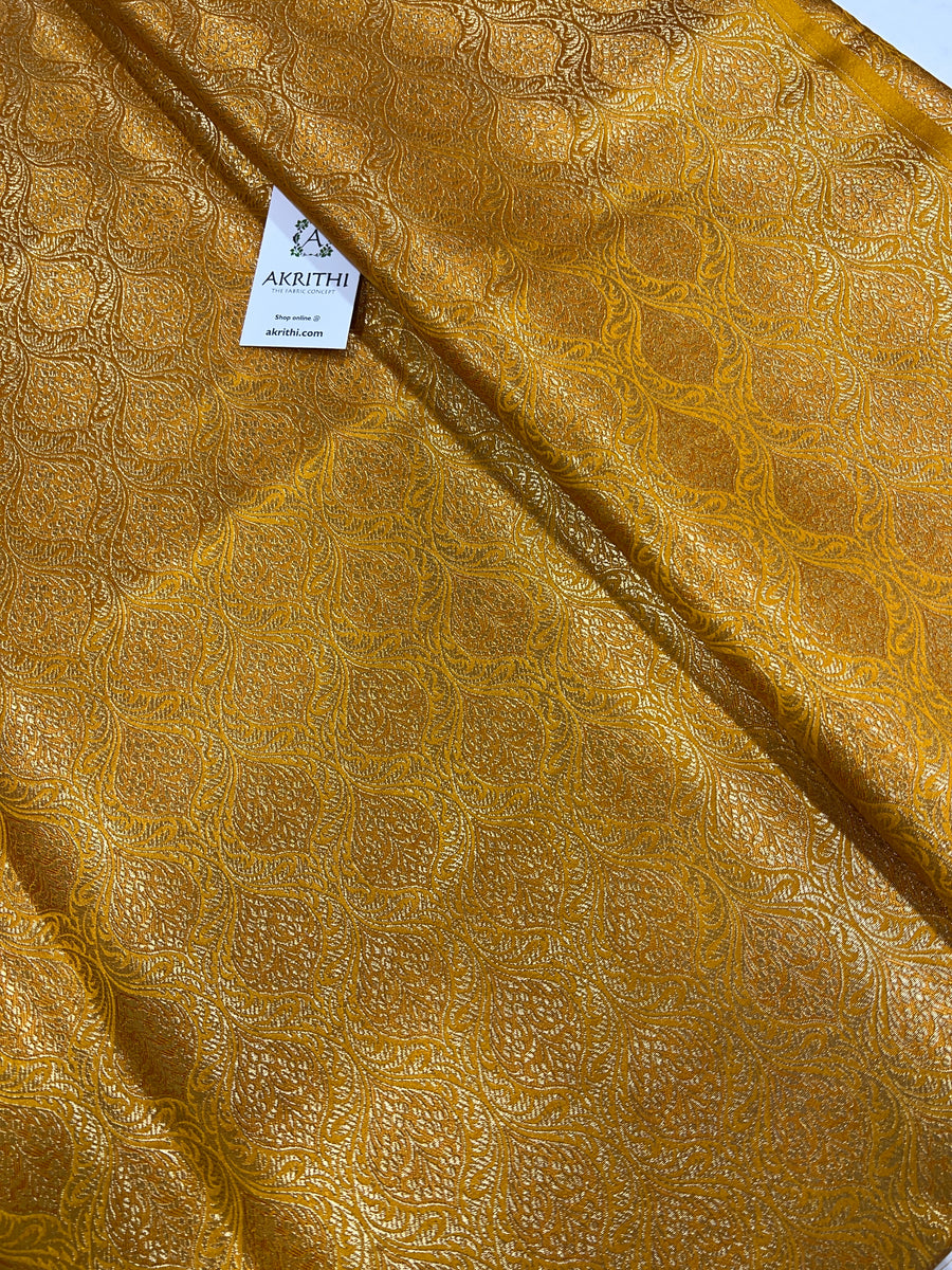 Pure Banarasi brocade fabric