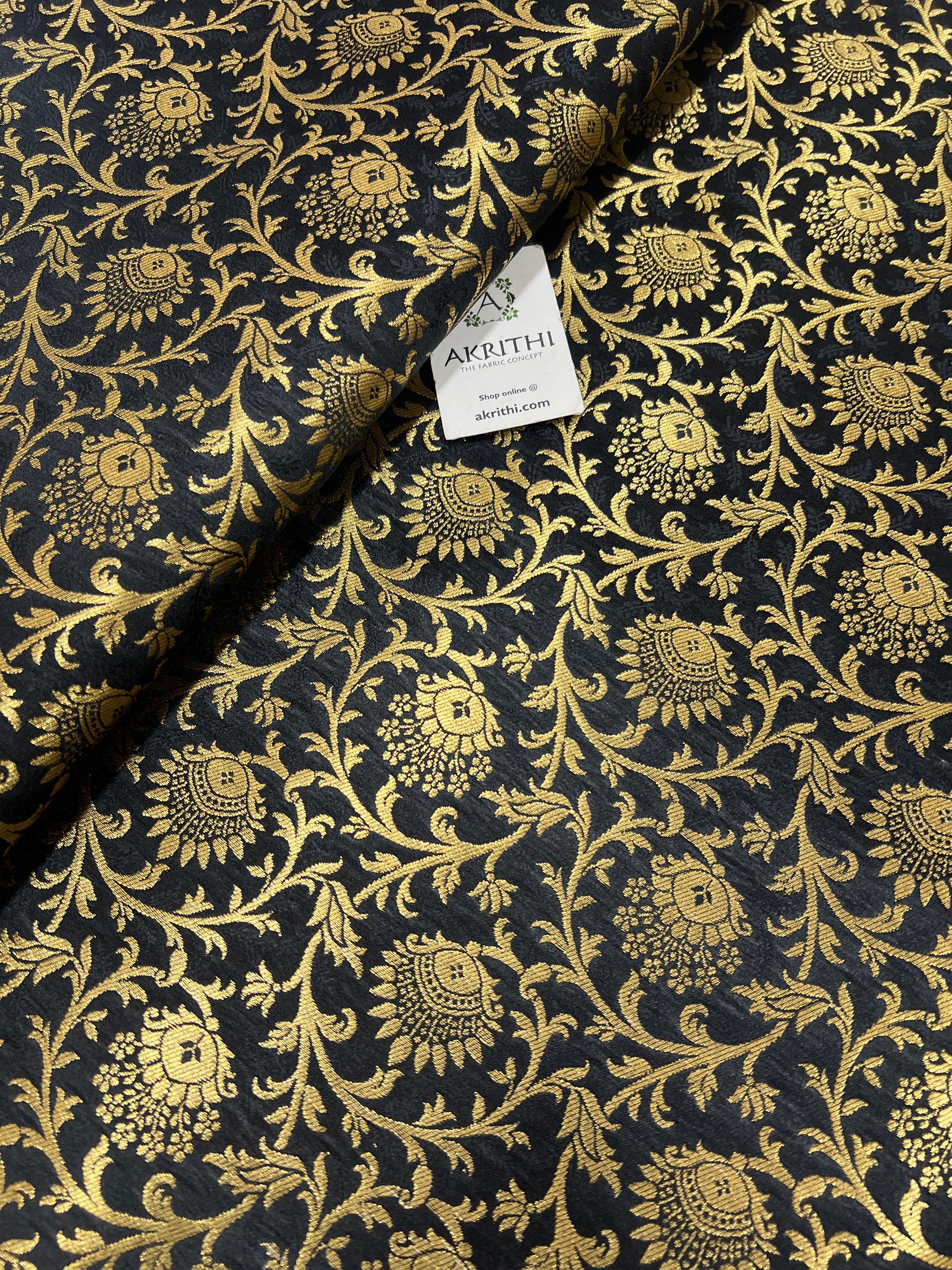 Pure Banarasi brocade fabric