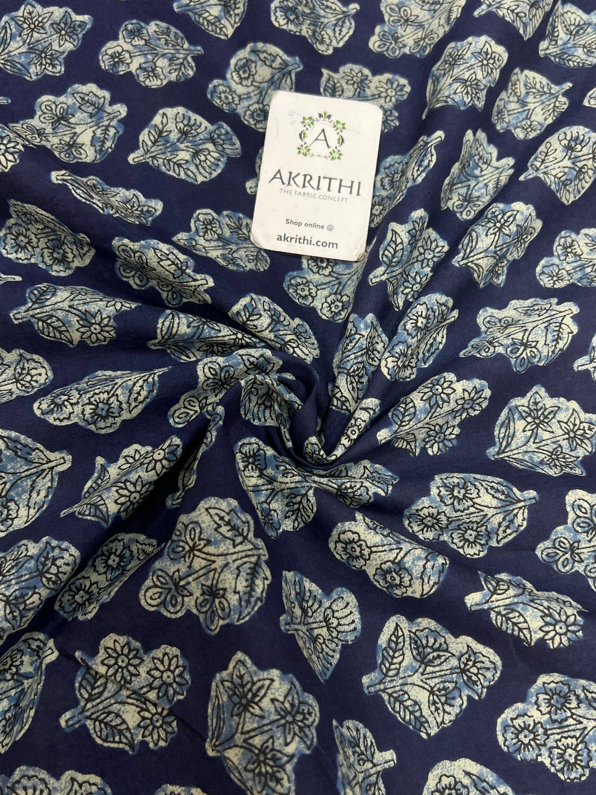 Printed pure cotton fabric
