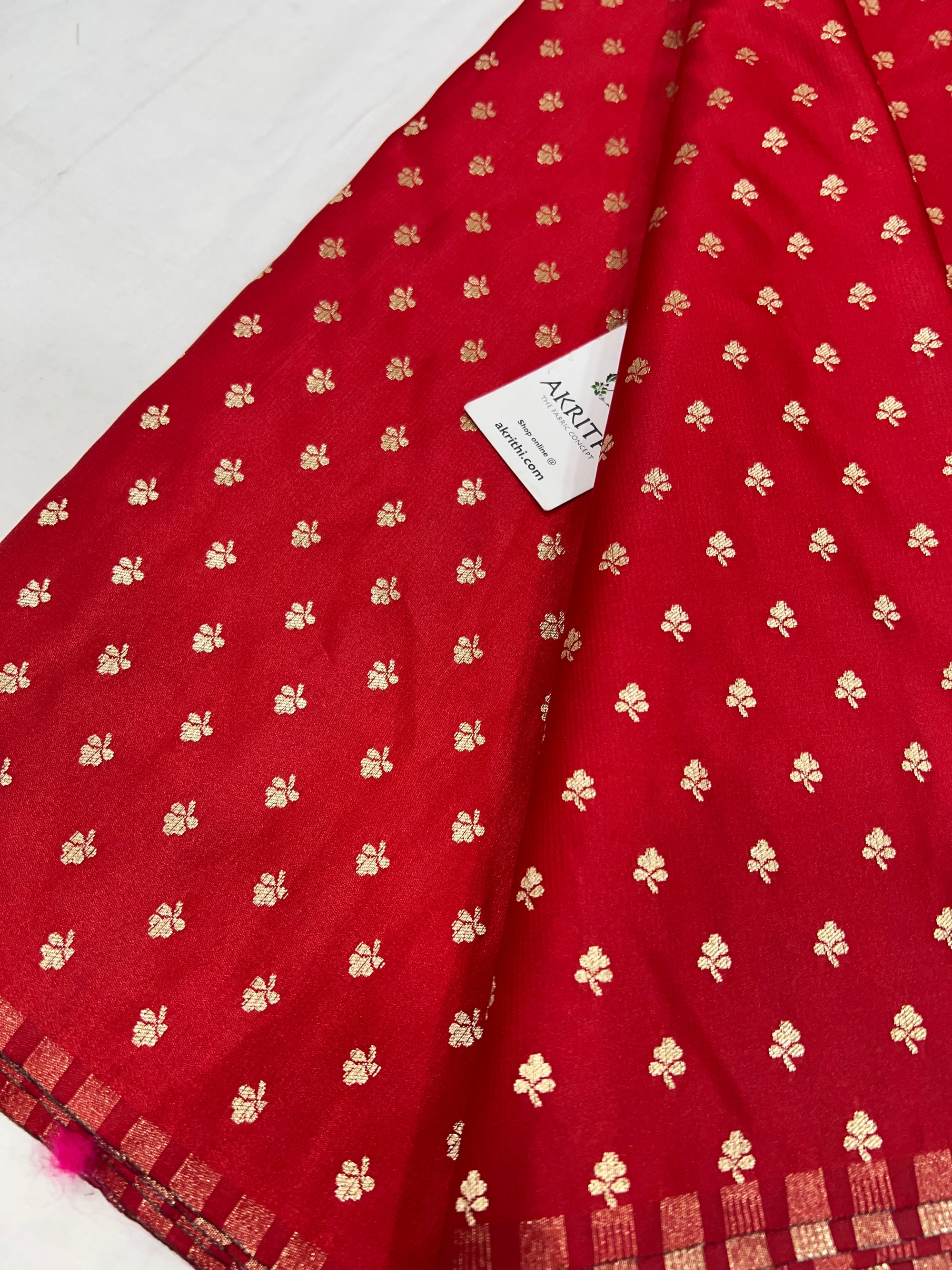 Pure Banarasi brocade fabric