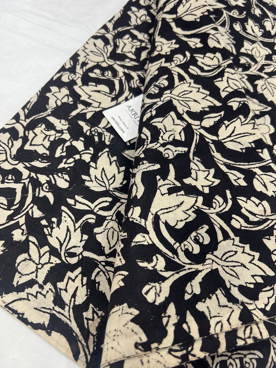 Hand block Printed pure cotton fabric