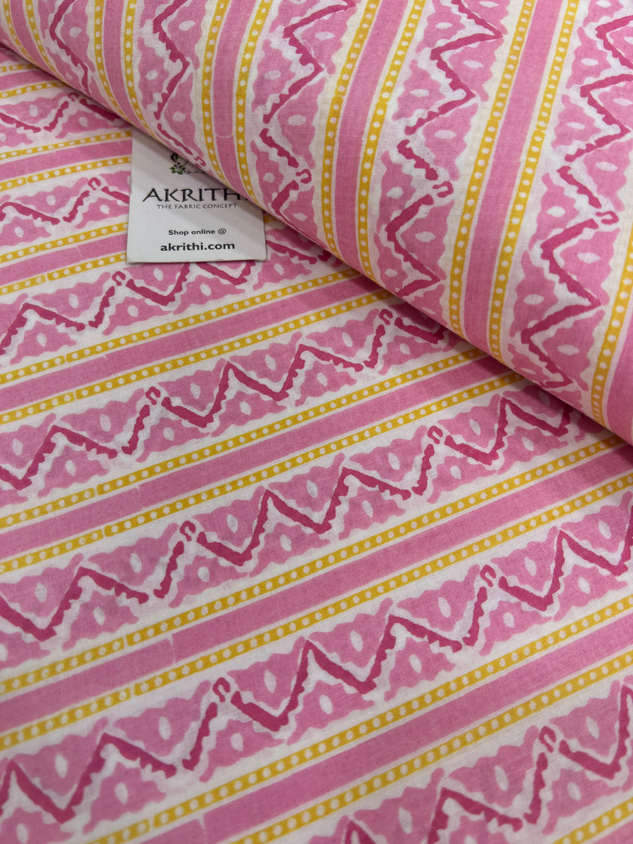 Printed pure cotton fabric