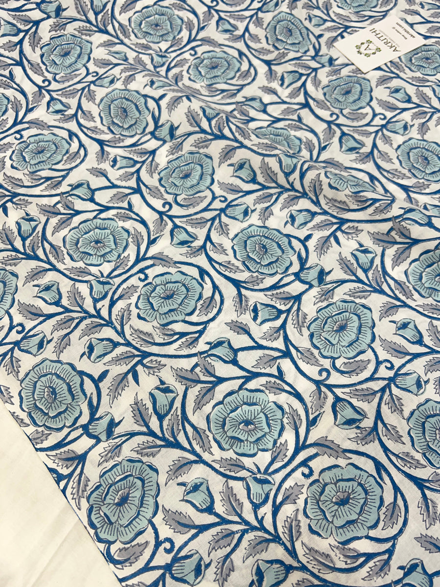 Printed pure cotton fabric