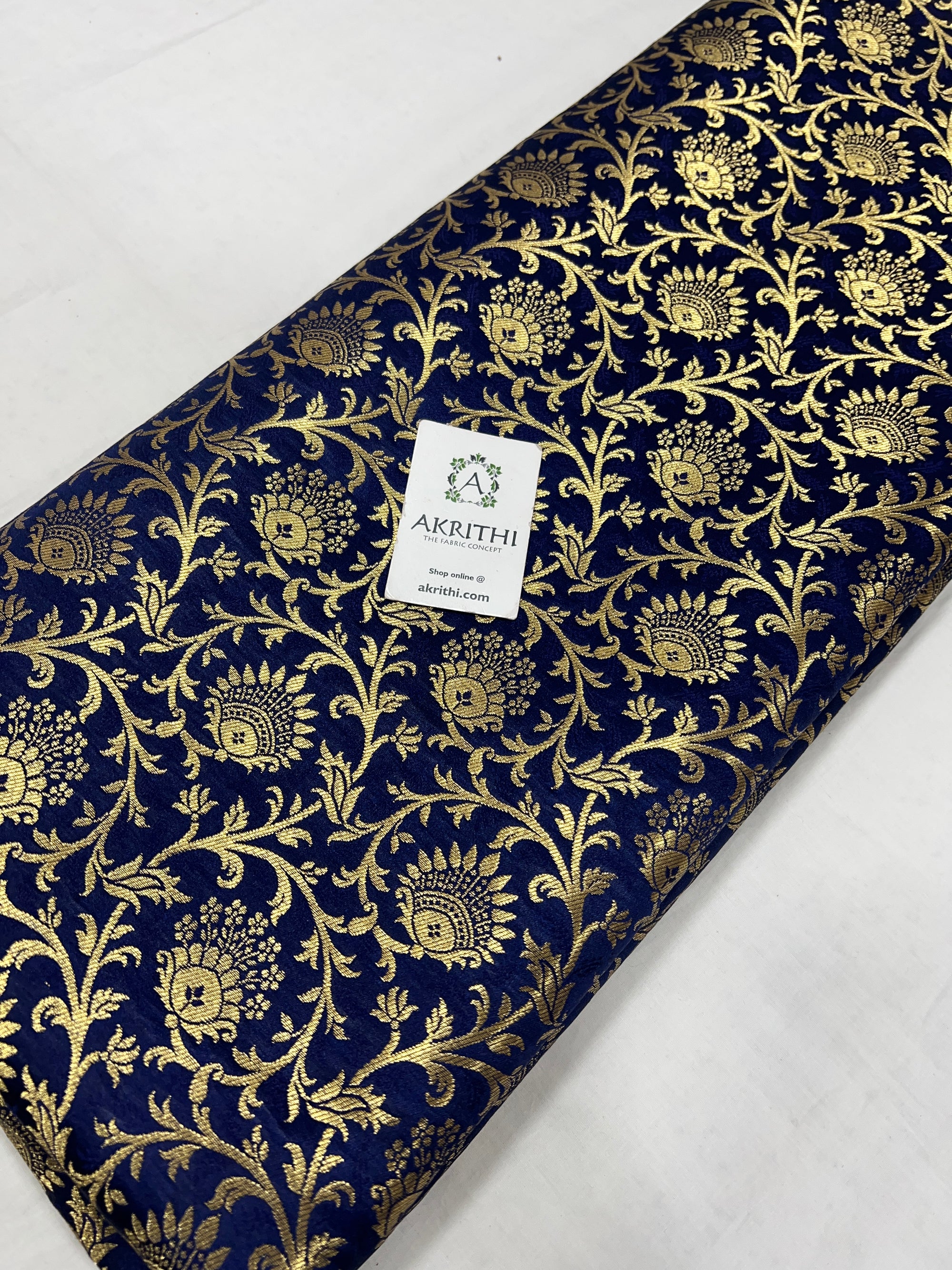 Pure Banarasi brocade fabric