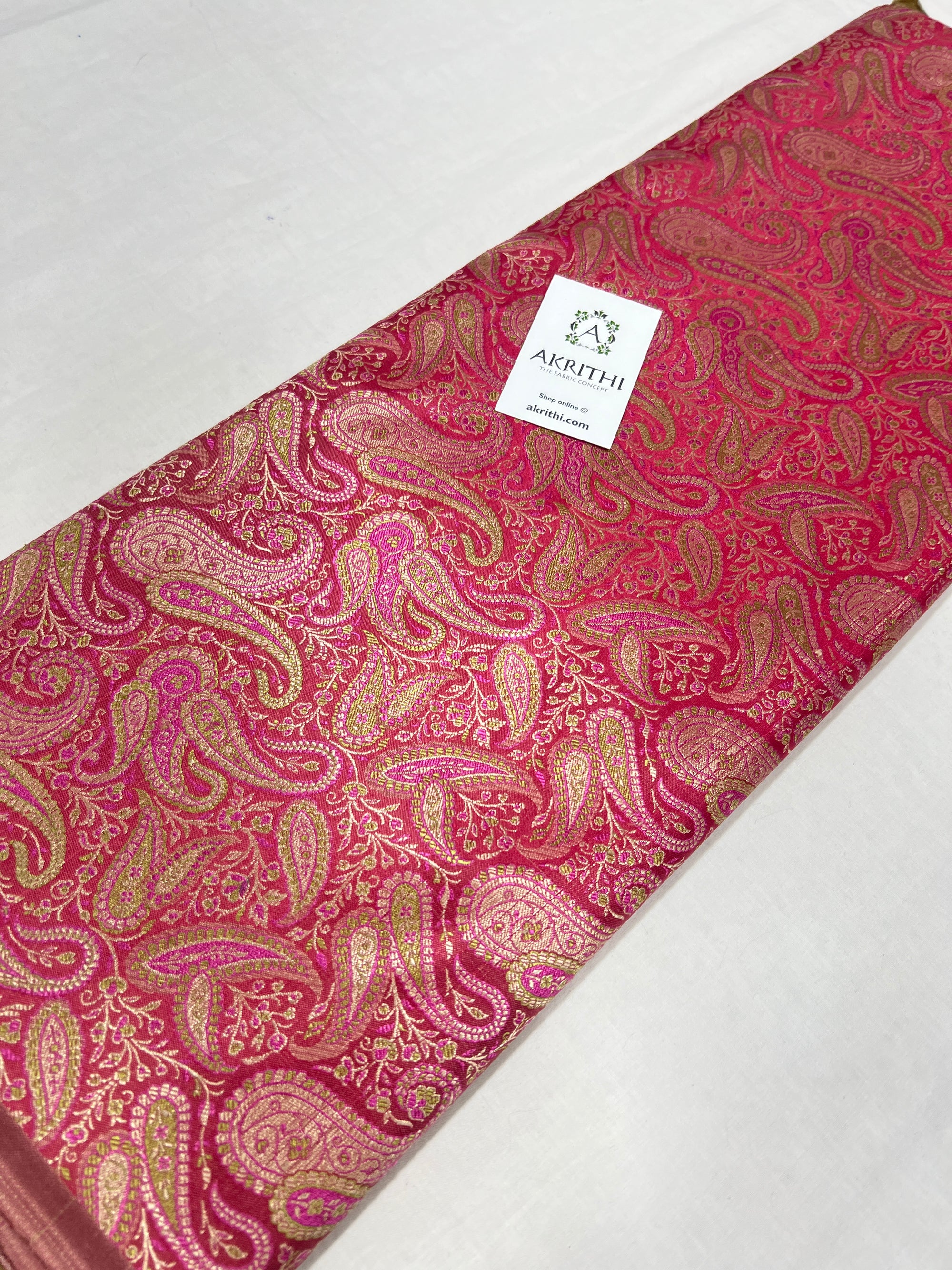 Pure Banarasi brocade fabric