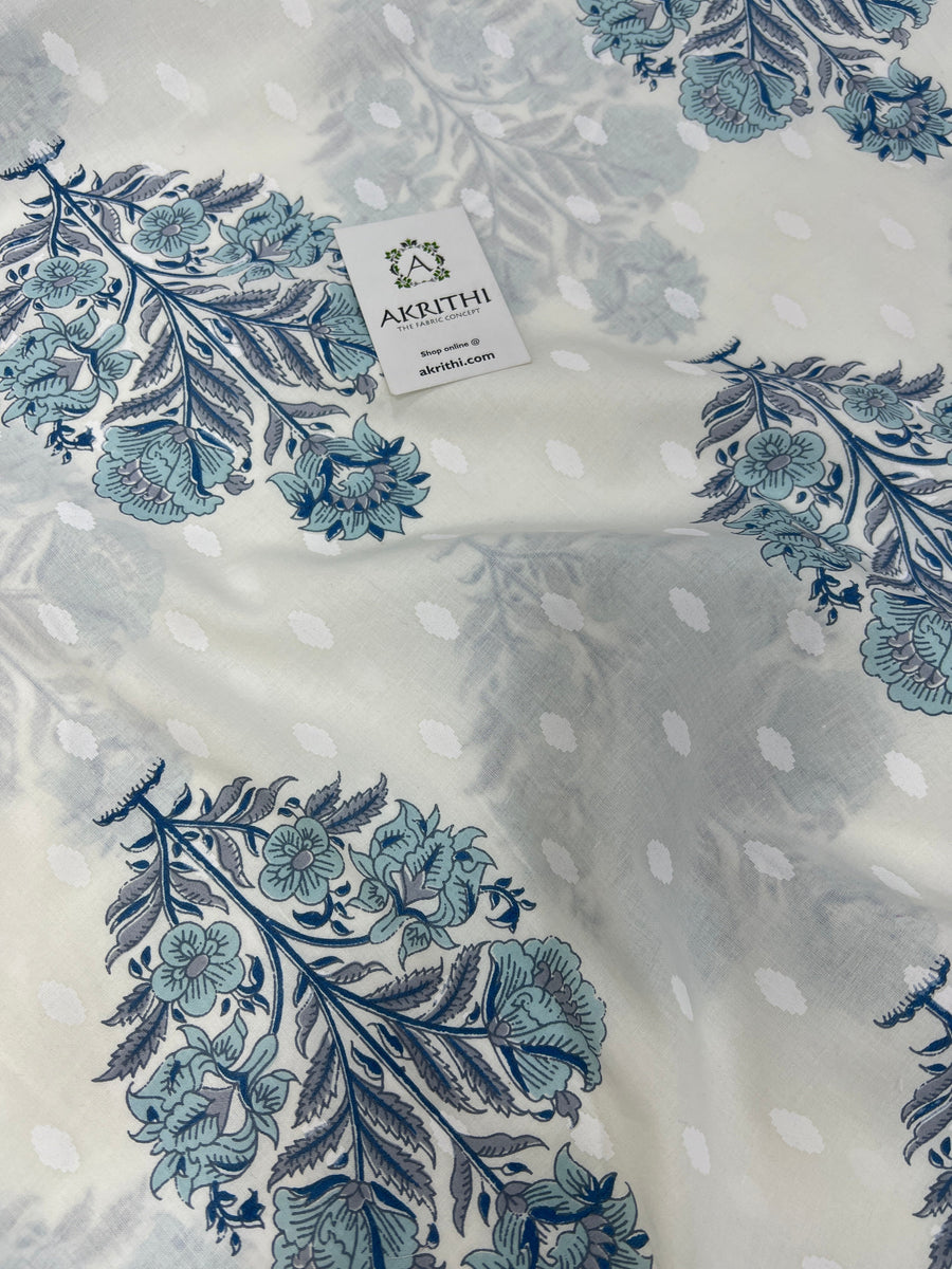 Printed pure cotton fabric