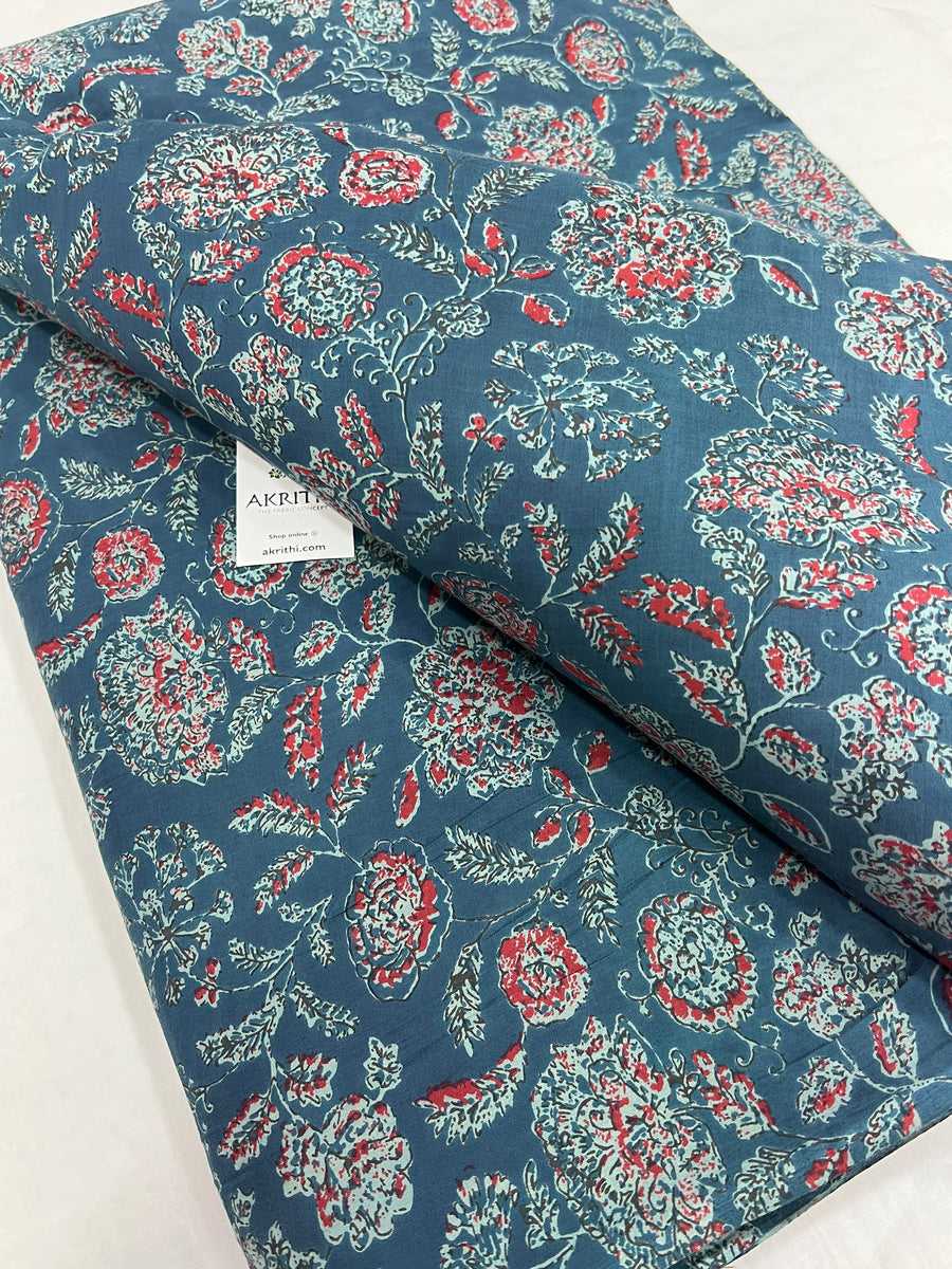 Printed pure cotton fabric