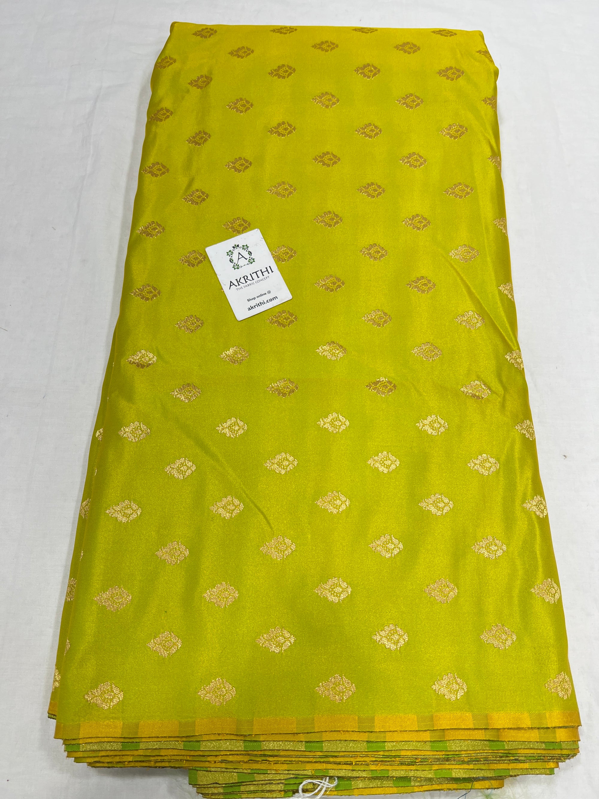 Pure Banarasi brocade fabric 80 cms cut