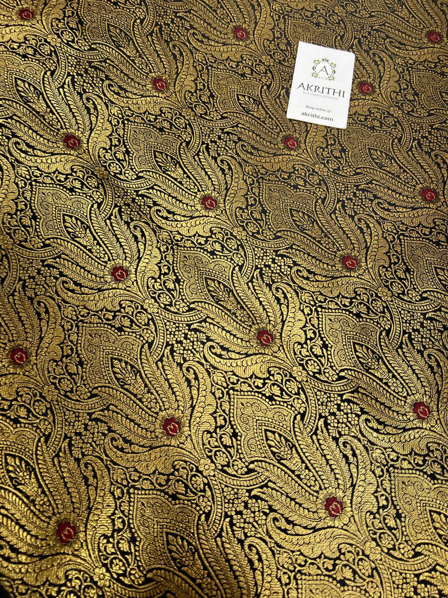 Banarasi brocade fabric 90 cms cut