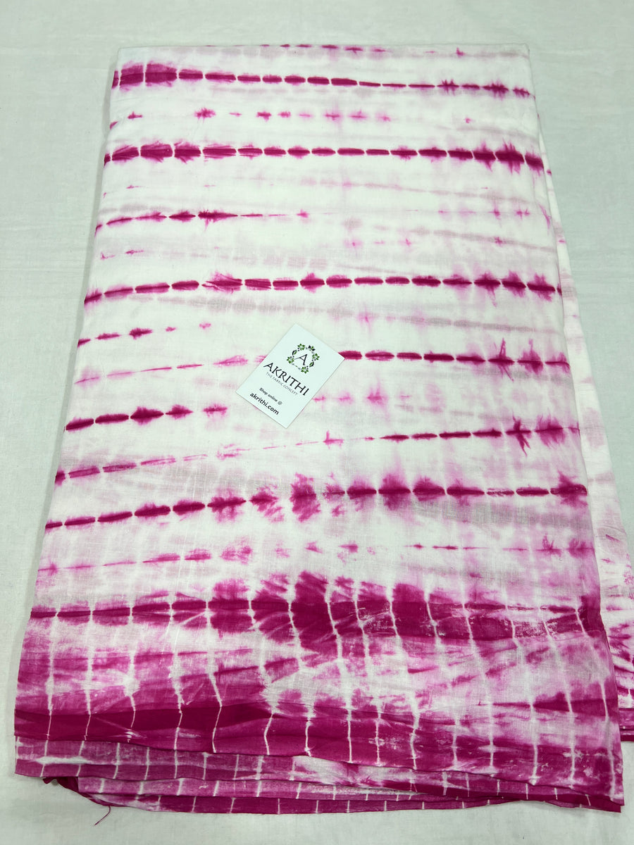 Shibori Printed pure cotton fabric