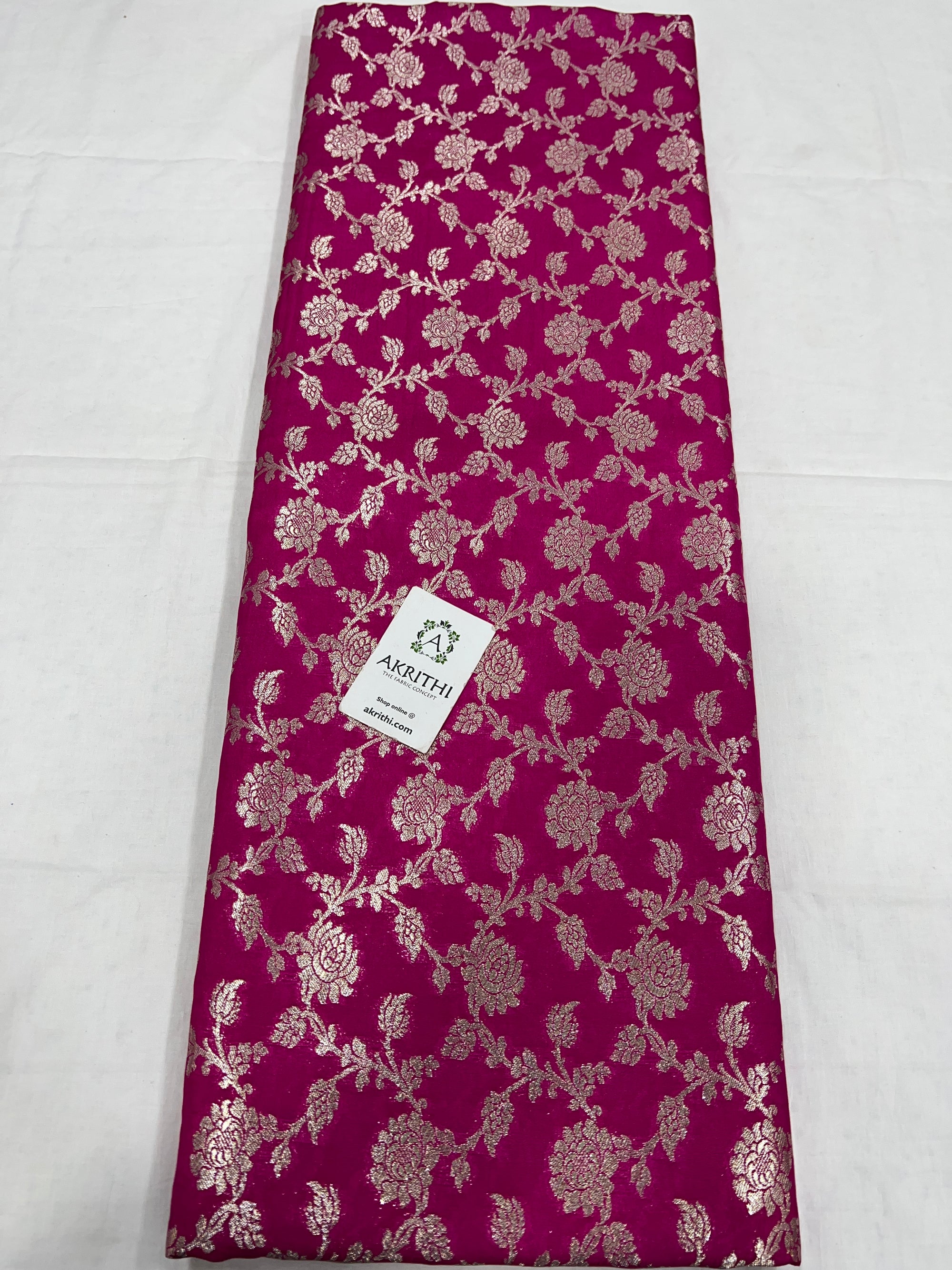 Pure Banarasi brocade fabric