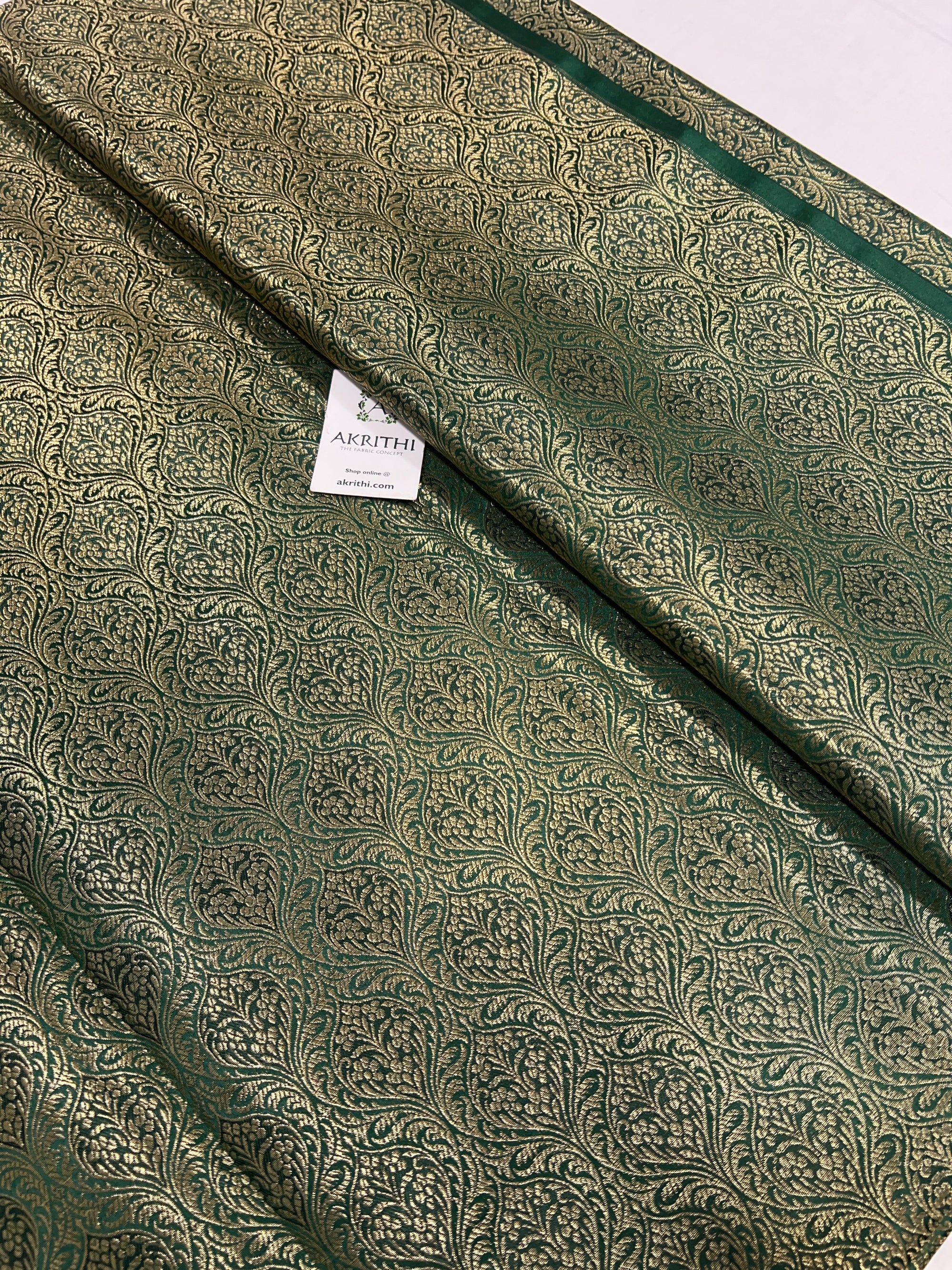 Pure Banarasi brocade fabric